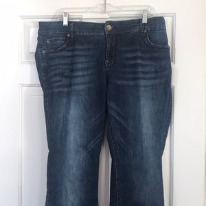 KUT Natalie High Rise Bootcut Jeans, 14W, NWOT